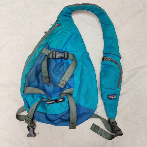 Patagonia Handbags - Patagonia Atom 7L Sling Backpack Larimar Blue Hiking Outdoors Pockets